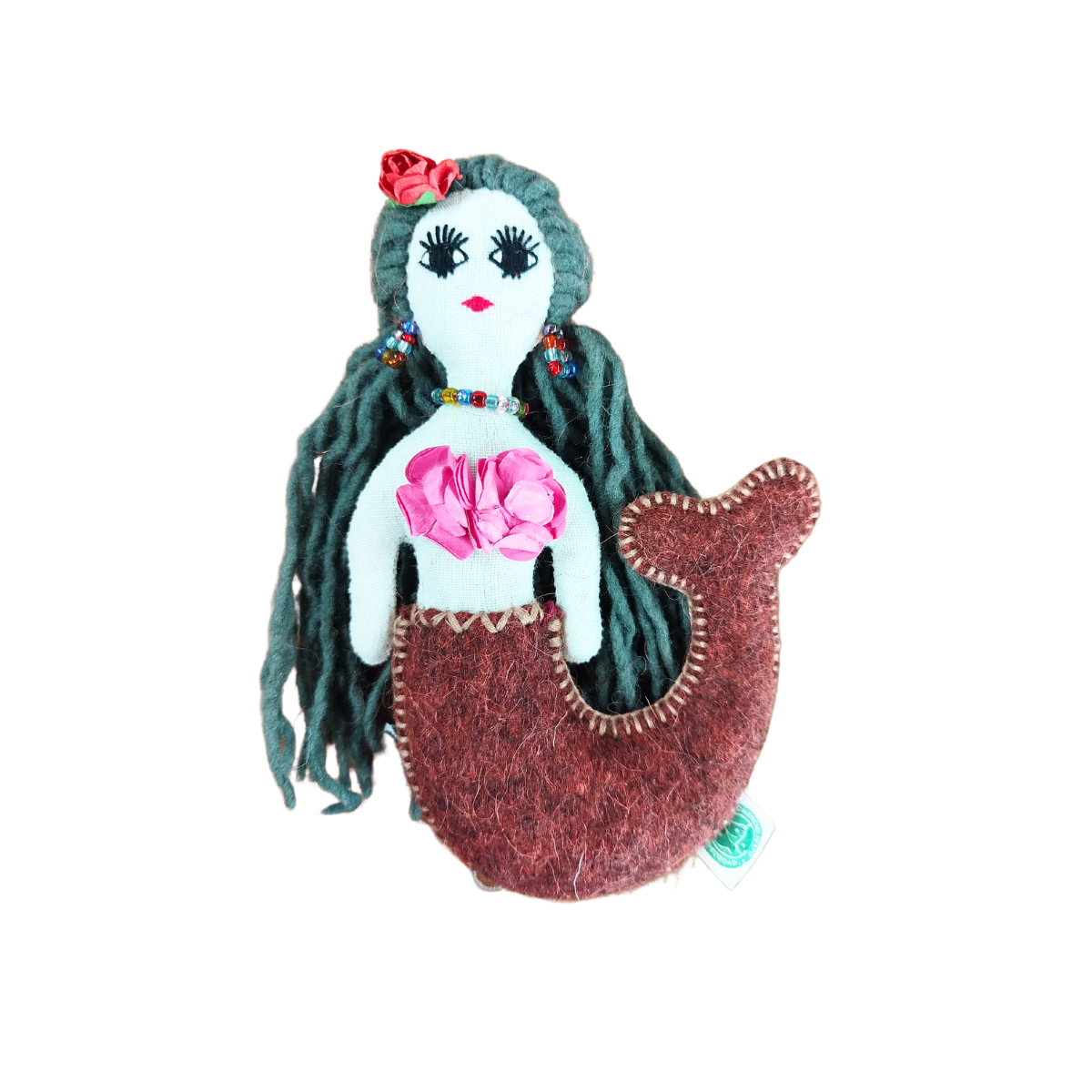 Sirena de lana mediana