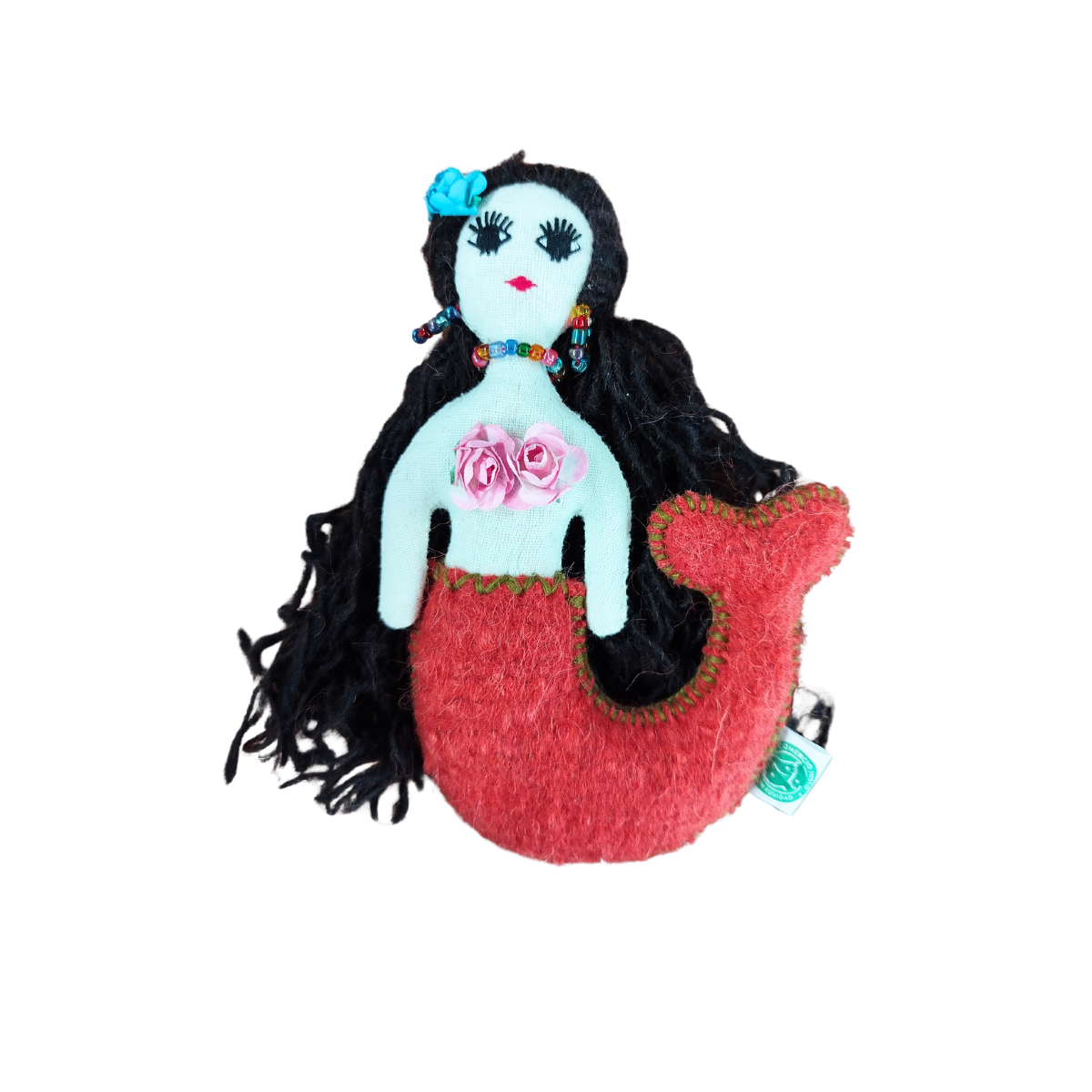 Sirena de lana mediana