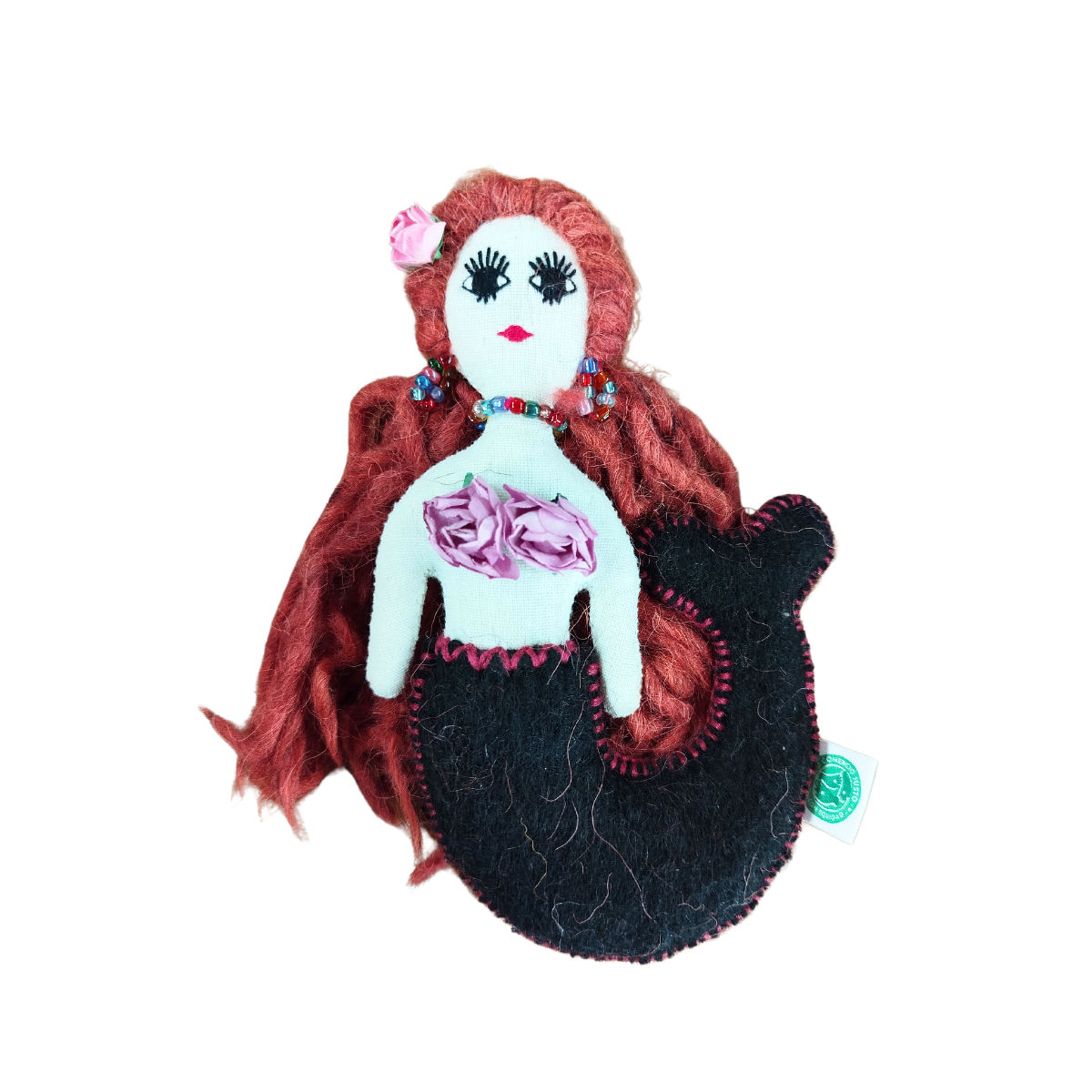 Sirena de lana mediana