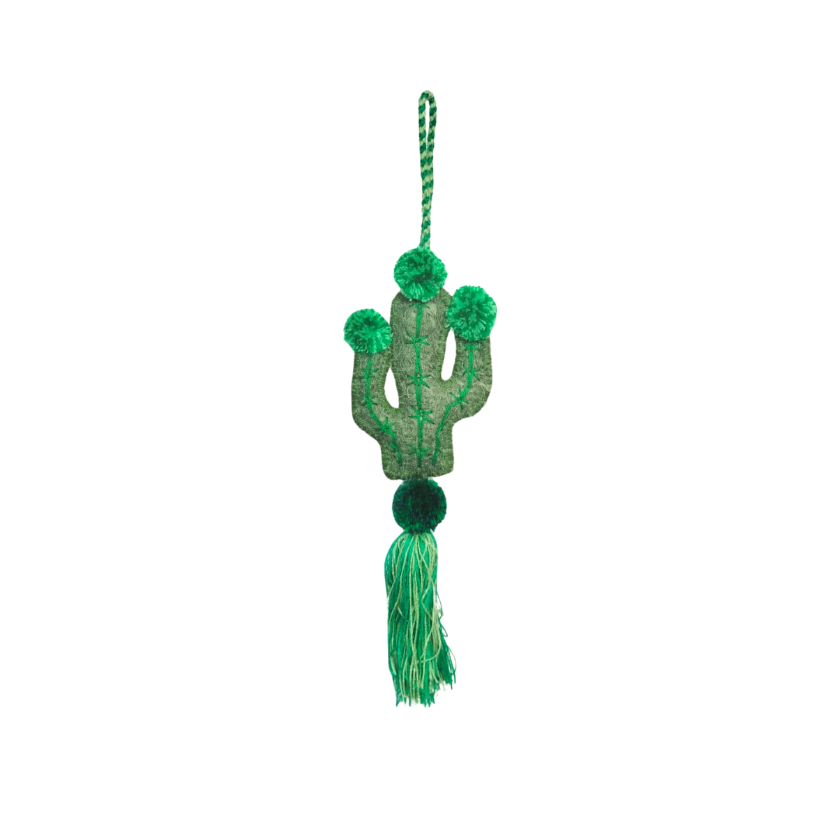 Cactus. Colgantes de Lana
