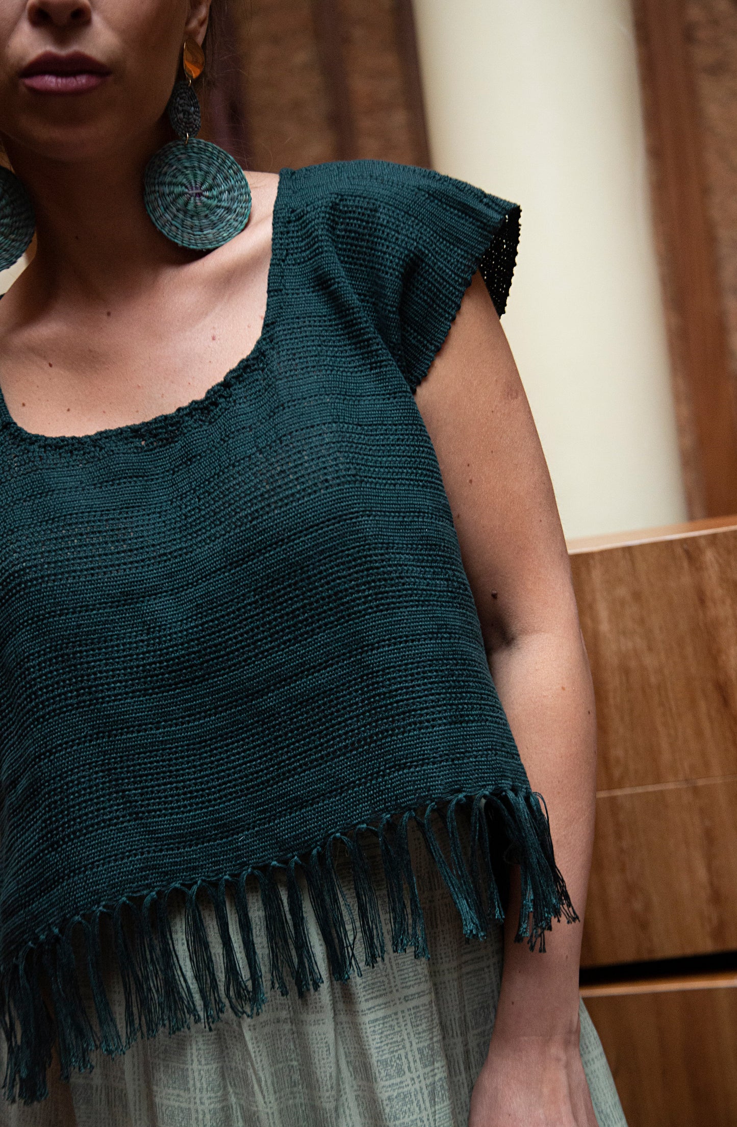 Blusa Cuello Redondo Cuetzalan