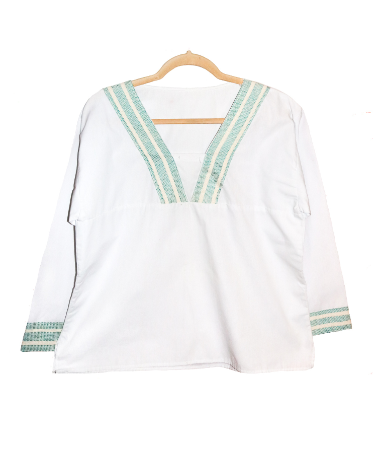 Blusa Manga 3/4 con Aplicación