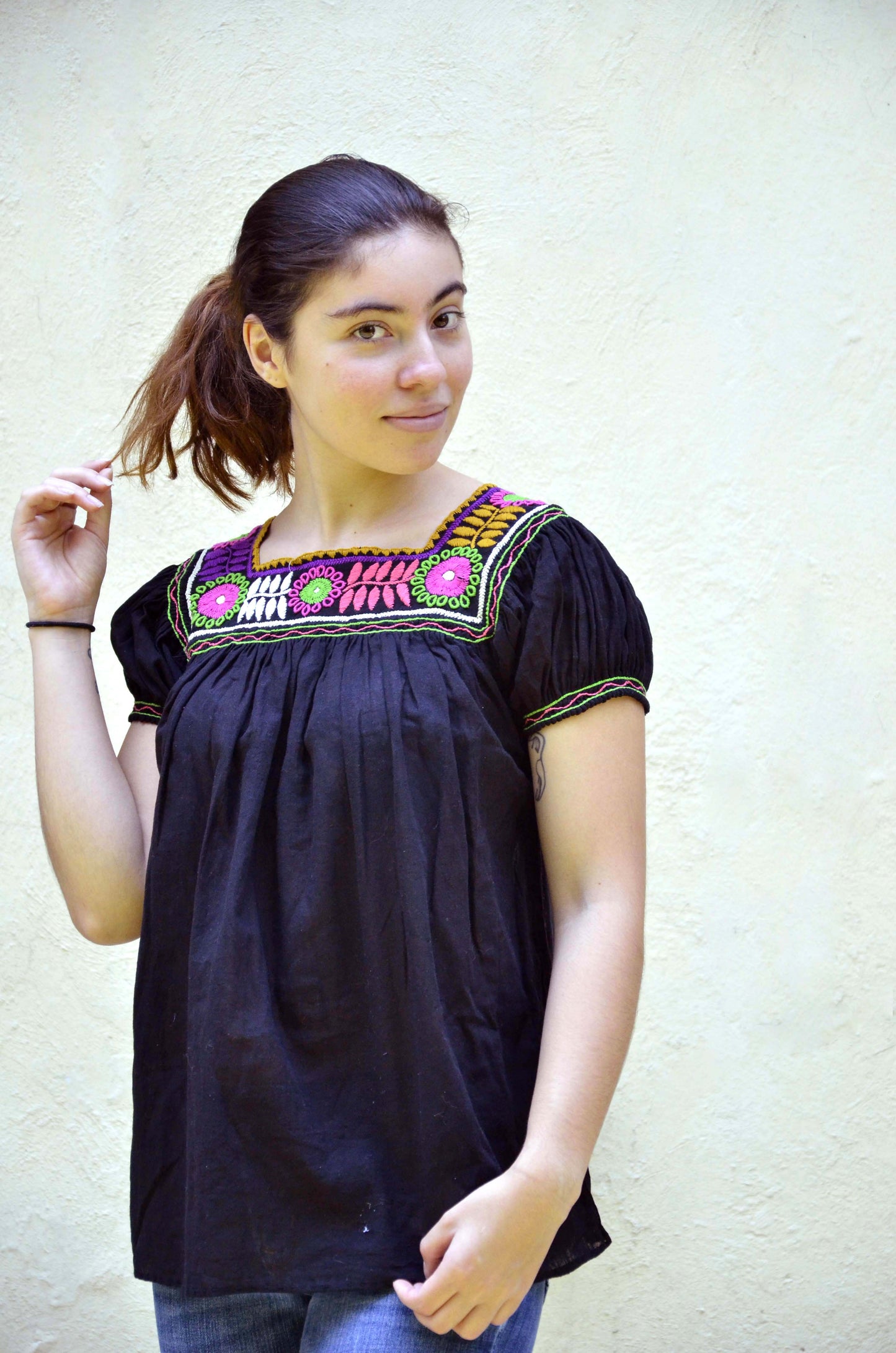Blusa Mariana manga corta