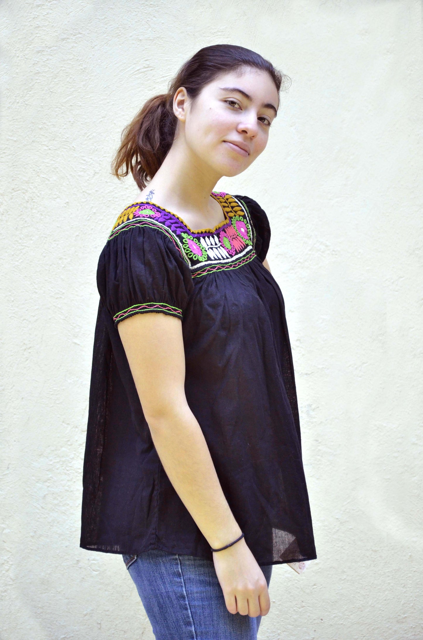 Blusa Mariana manga corta