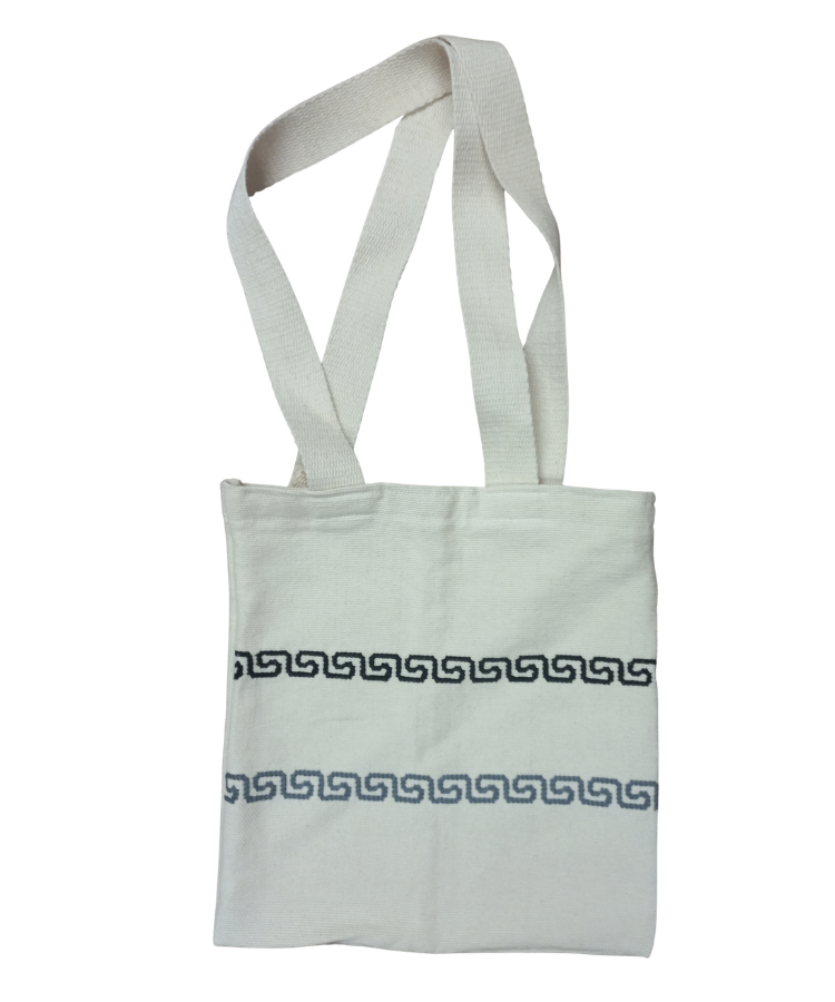 Bolsa telar y bordado Mazahua