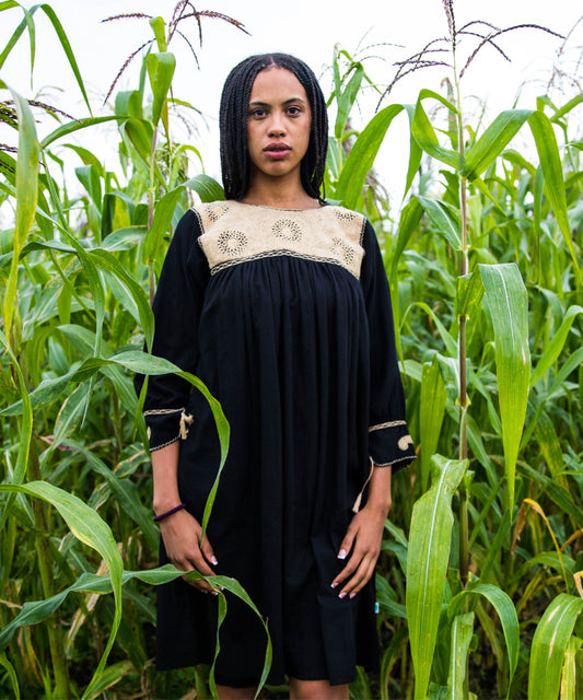 >>Vestido Lucy Aguacatenango Bordado a mano